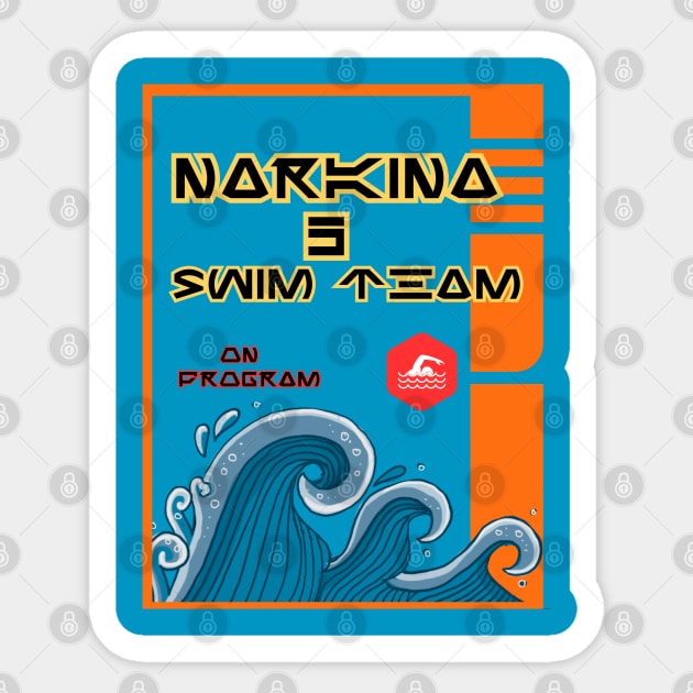 Narkina 5 Swim Team - English Sticker by Spatski